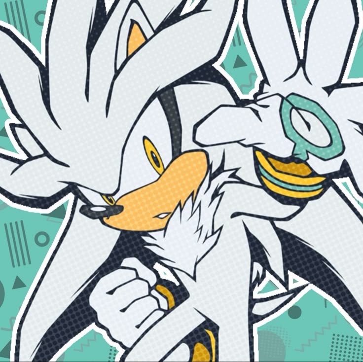 Silver the Hedgehog from Sonic the Hedgehog franchise